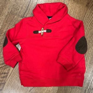 JANIE AND JACK kids cotton sweater with elbow patches. Size 18-24 months